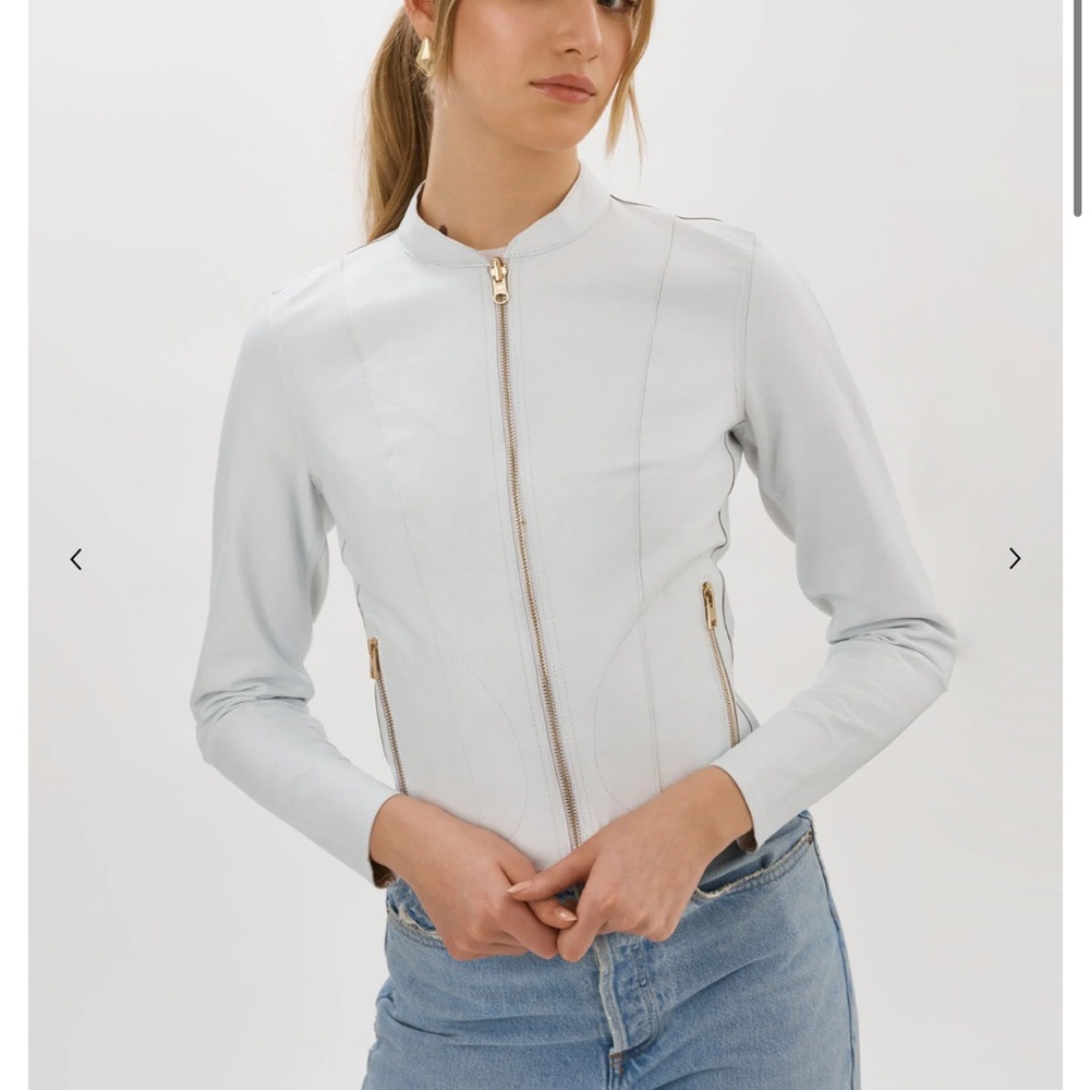 Lamarque CHAPIN Reversible Leather Bomber Jacket - Picture 3 of 9